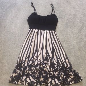 black&white dress